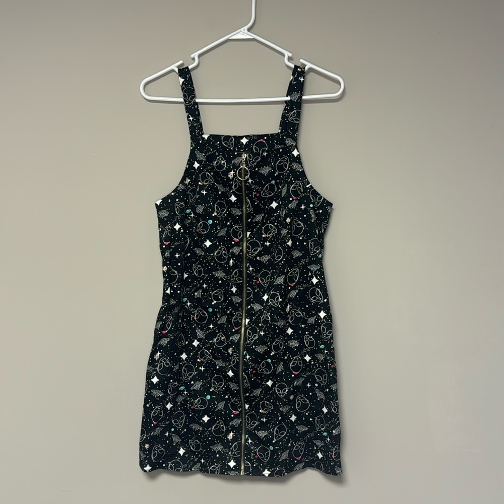 Hot Topic Alien Apron Dress Size M